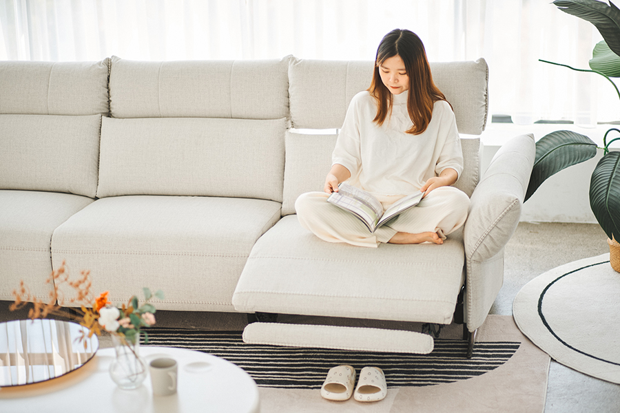 台中電動沙發家具攝影｜情境佈光與質感呈現技巧