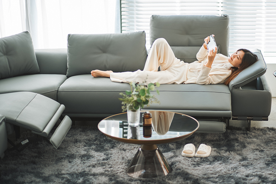 台中電動沙發家具攝影｜情境佈光與質感呈現技巧