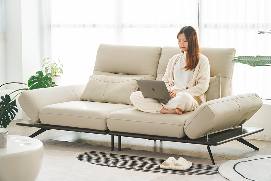 台中電動沙發家具攝影｜情境佈光與質感呈現技巧