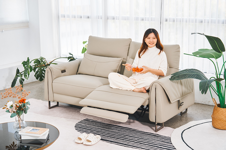 台中電動沙發家具攝影｜情境佈光與質感呈現技巧